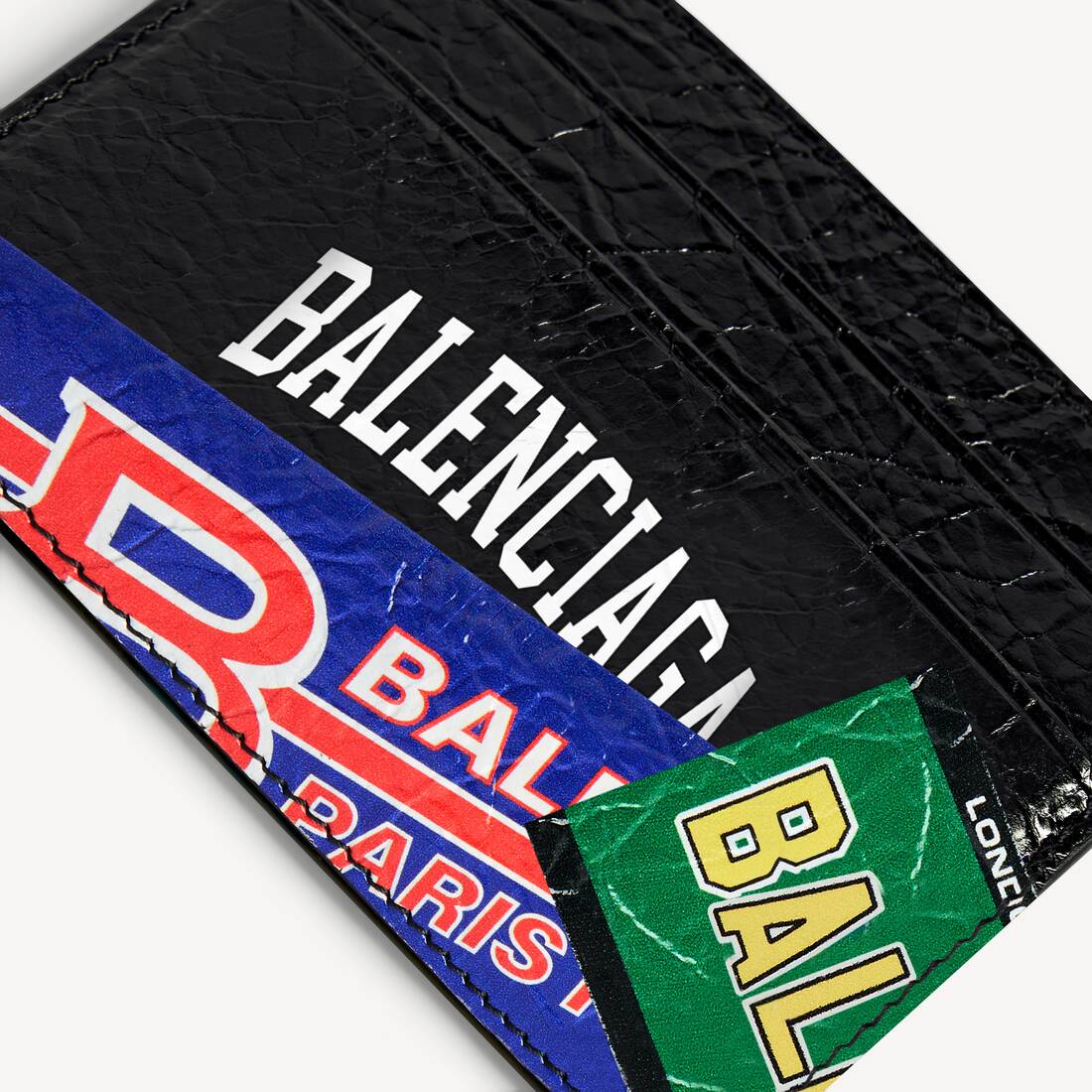 Cash Kartenhalter f&uuml;r Herren in Schwarz/mehrfarbig | Balenciaga Deutschland DE - Image 4