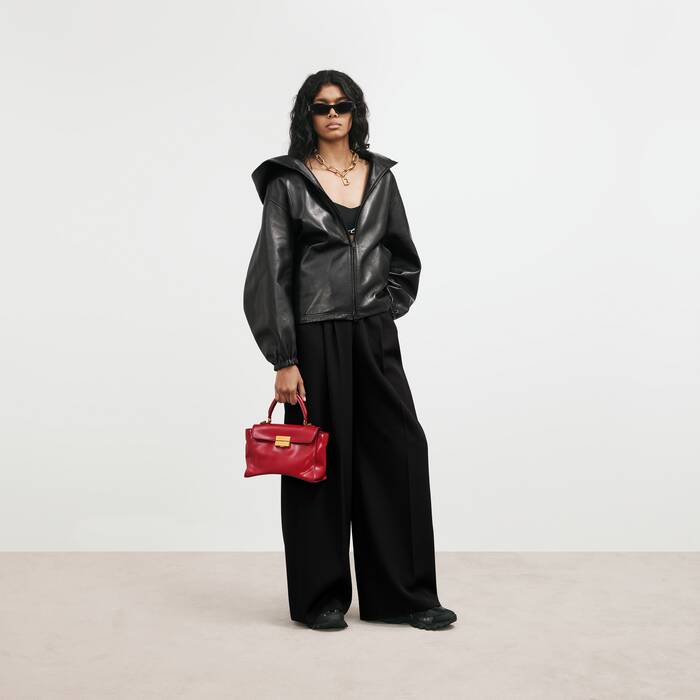 Hourglass Avenue Henkeltasche Klein f&uuml;r Damen in Karminrot - Damen | Balenciaga Deutschland DE - Image 3