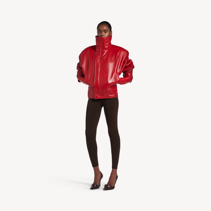 Techwear Leggings f&uuml;r Damen in Dunkelbraun - Damen | Balenciaga Deutschland DE - Image 1