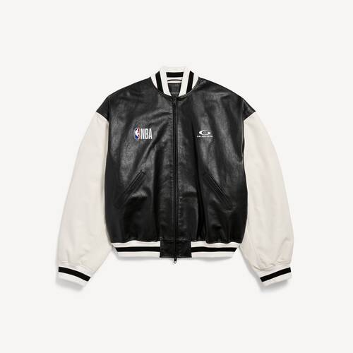 balenciaga | nba collaboration varsity jacket