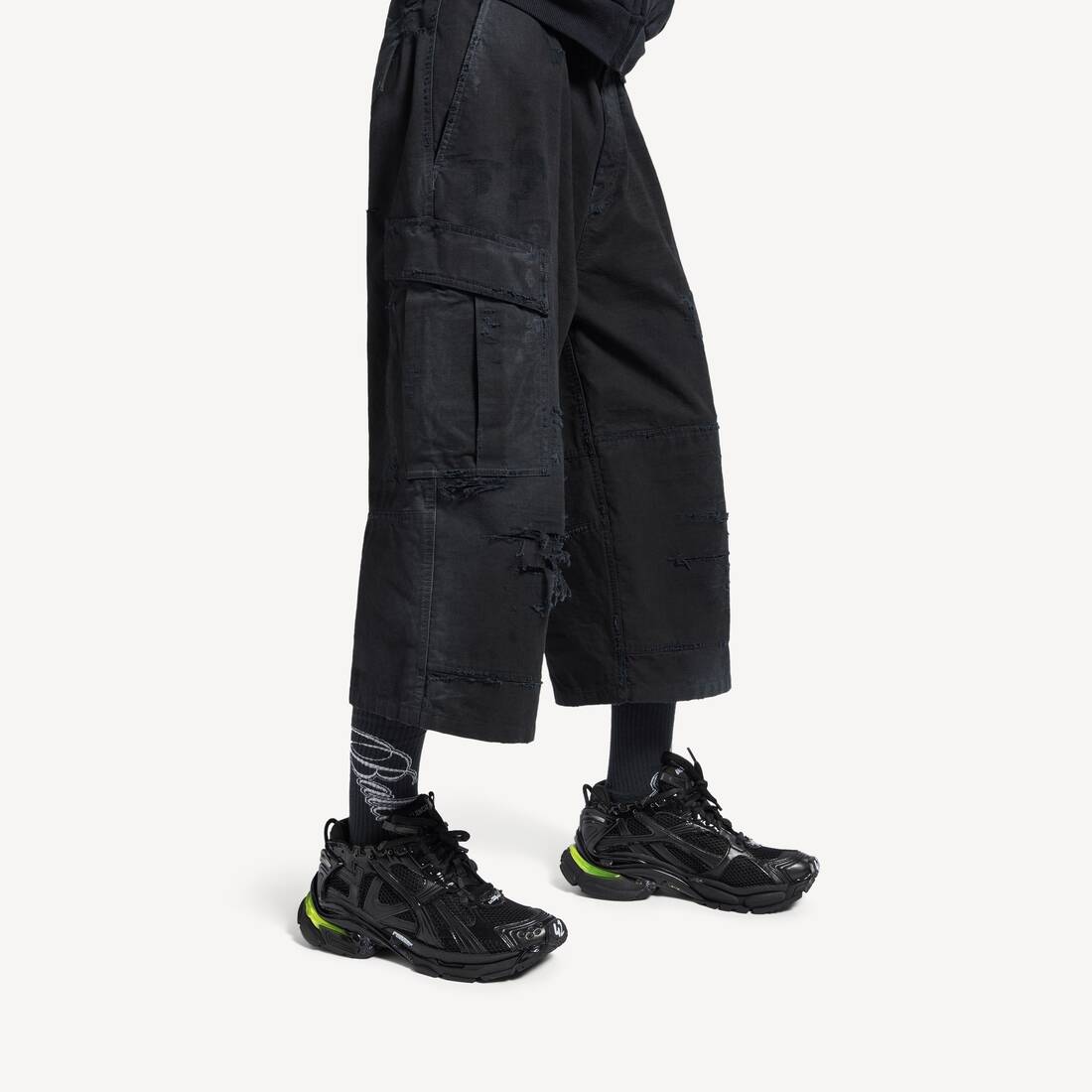 Runner Led Sneaker f&uuml;r Herren in Schwarz | Balenciaga Deutschland DE - Image 8