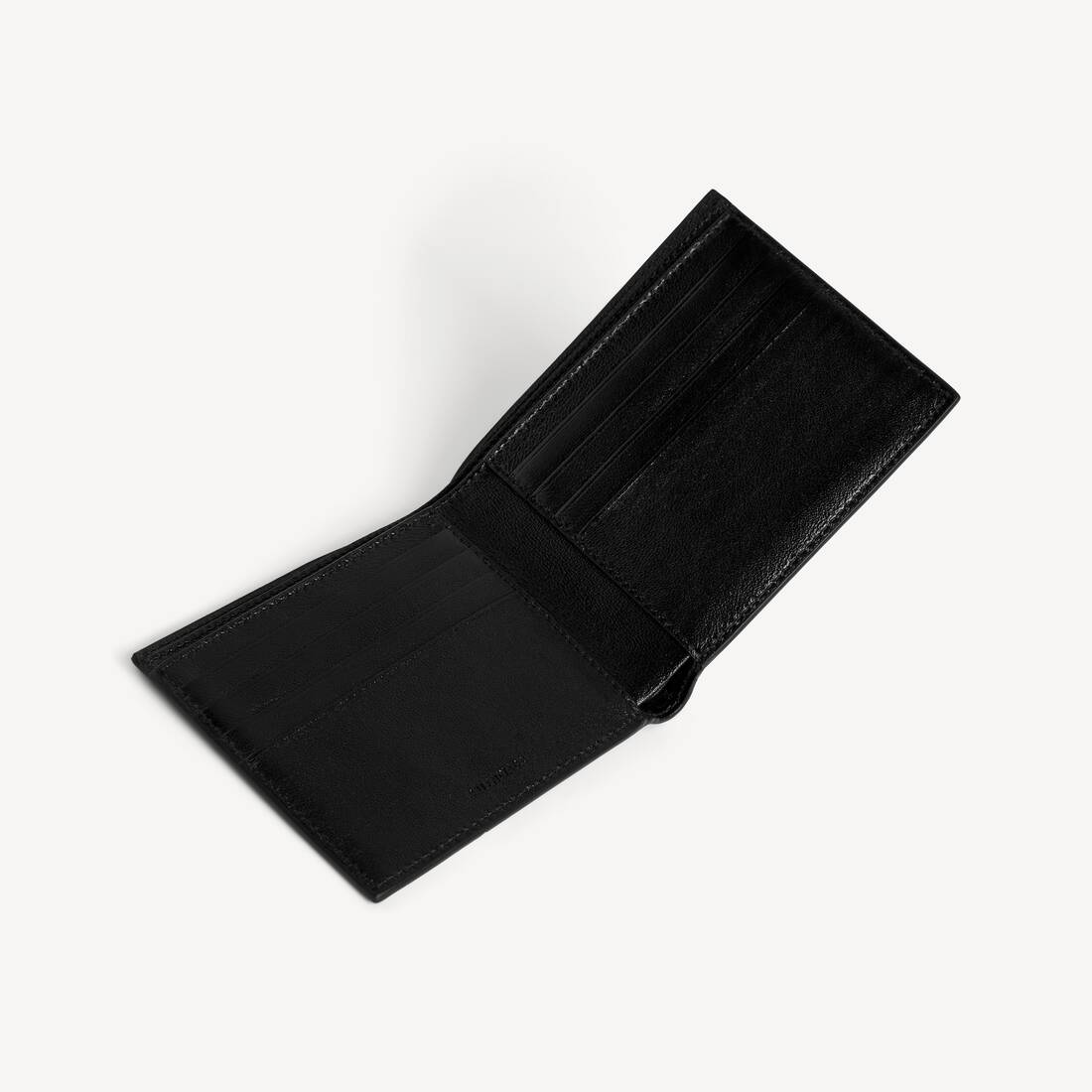 Men's Cash Square Folded Wallet in Black/multicolor | Balenciaga Kuwait EN - Image 3