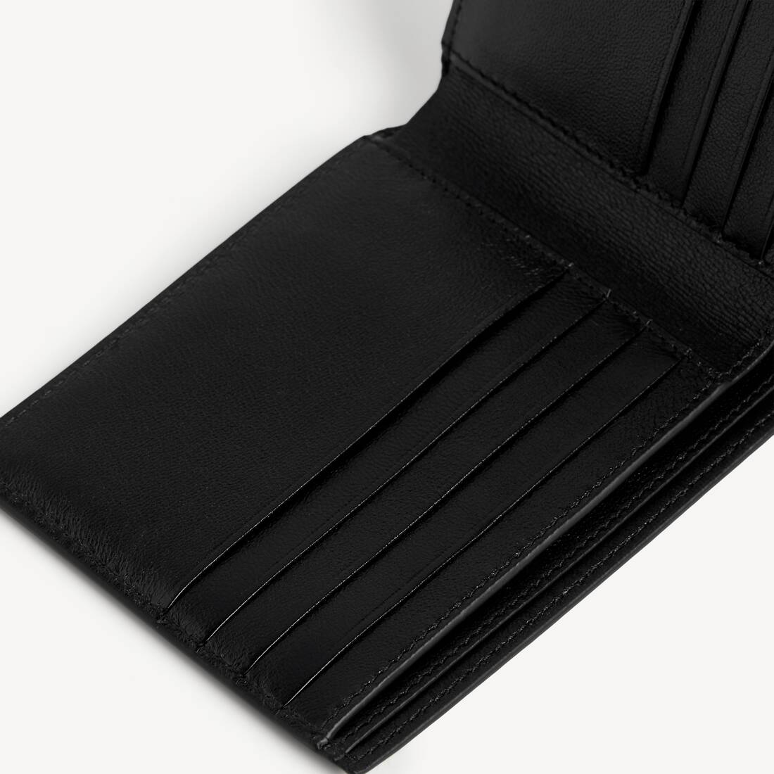 Men's Cash Square Folded Wallet in Black/multicolor | Balenciaga Kuwait EN - Image 4