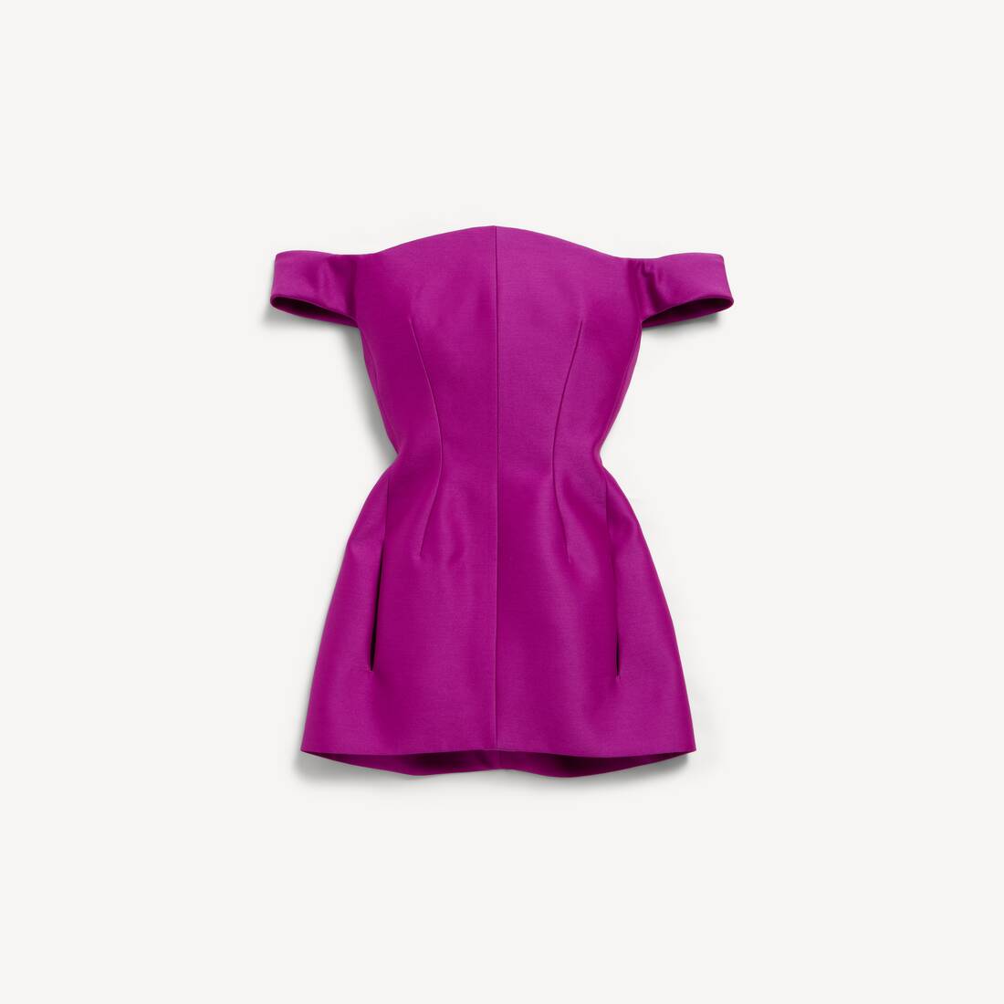 purple off the shoulder mini dress Strapless Short Purple Homecoming Dress with Sleeves Dusty Lavender / 12