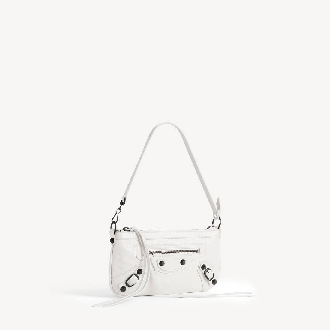 Women's Le City Pouch On Strap in Optic White | Balenciaga United Kingdom EN - Image 2