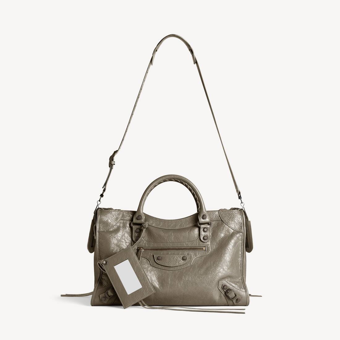 Women's Le City Bag Small in Army Green | Balenciaga United Kingdom EN - Image 4