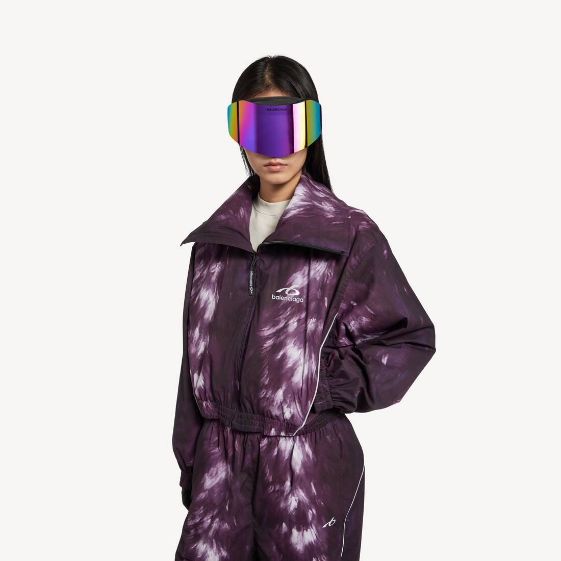 Women's Bodies Tracksuit Jacket in Violet | Balenciaga United States EN - Image 5