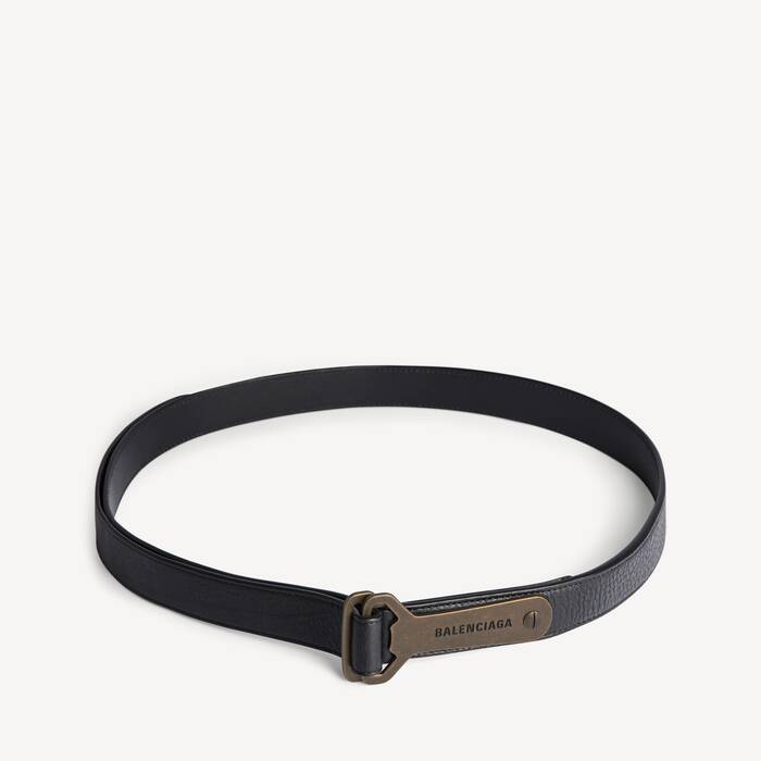 Men's Bottle Opener D Ring Belt in Black - Men | Balenciaga Australia EN - Image 2
