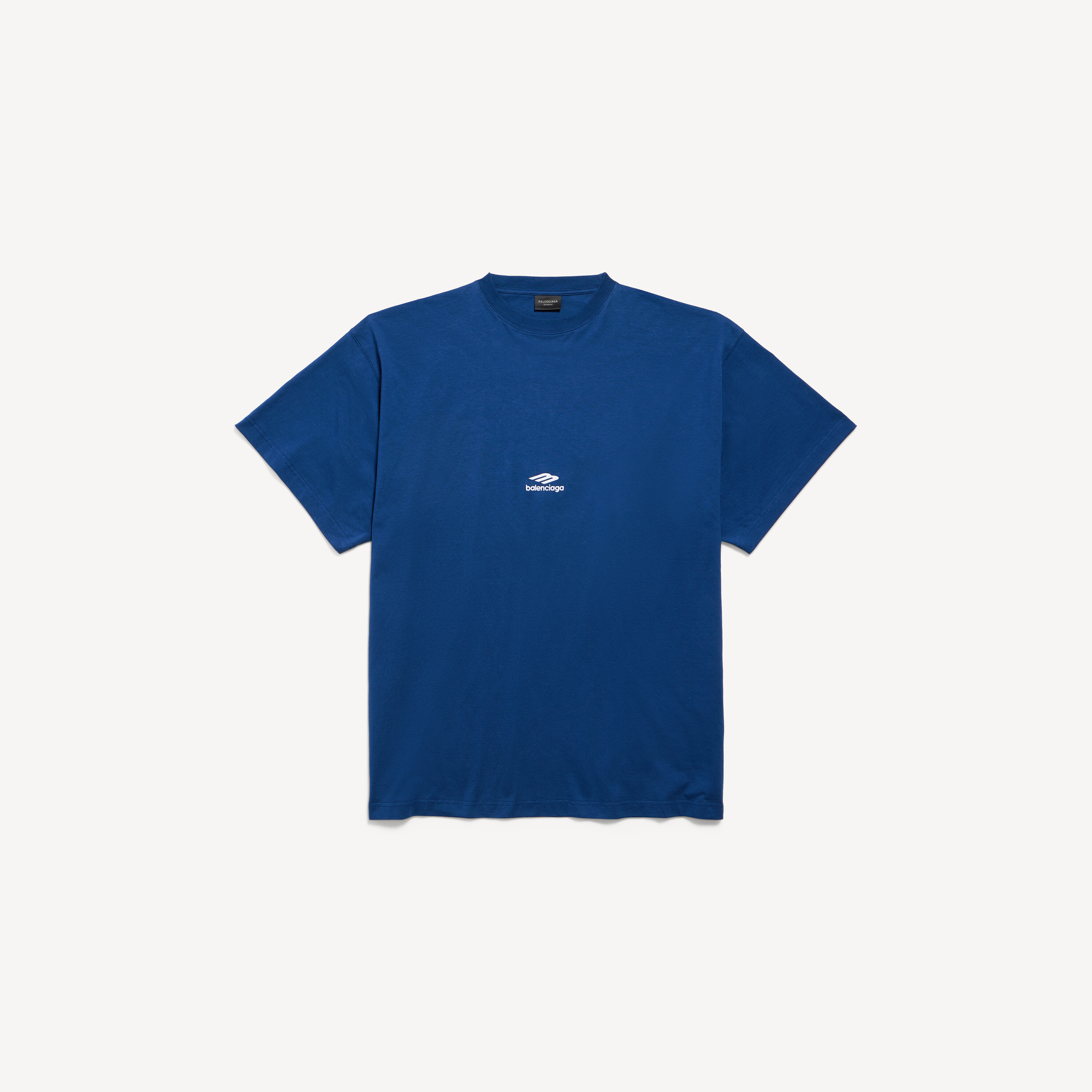 3b Sports Icon オーバーサイズ Tシャツ で マリンブルー／ホワイト