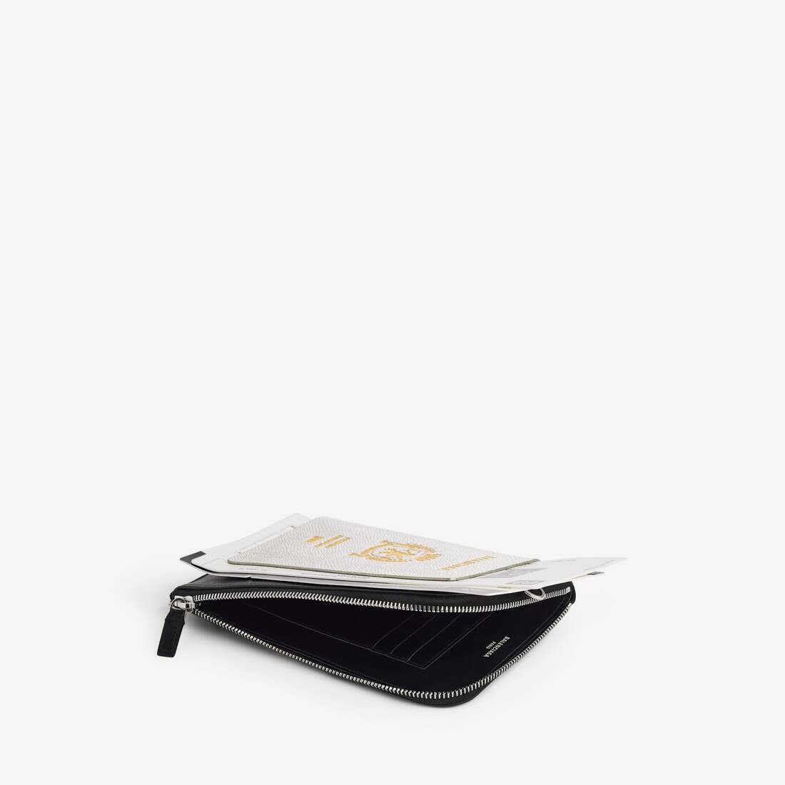 Sac Pour T&eacute;l&eacute;phone Passport pour Homme en Argent | Balenciaga France FR - Image 3