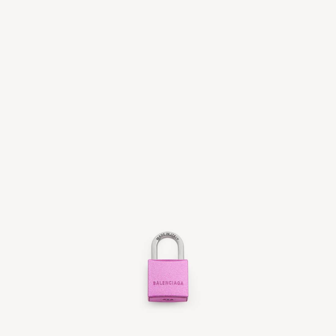 Women's Charm/keychain Bb Padlock in Pink/gold | Balenciaga SG