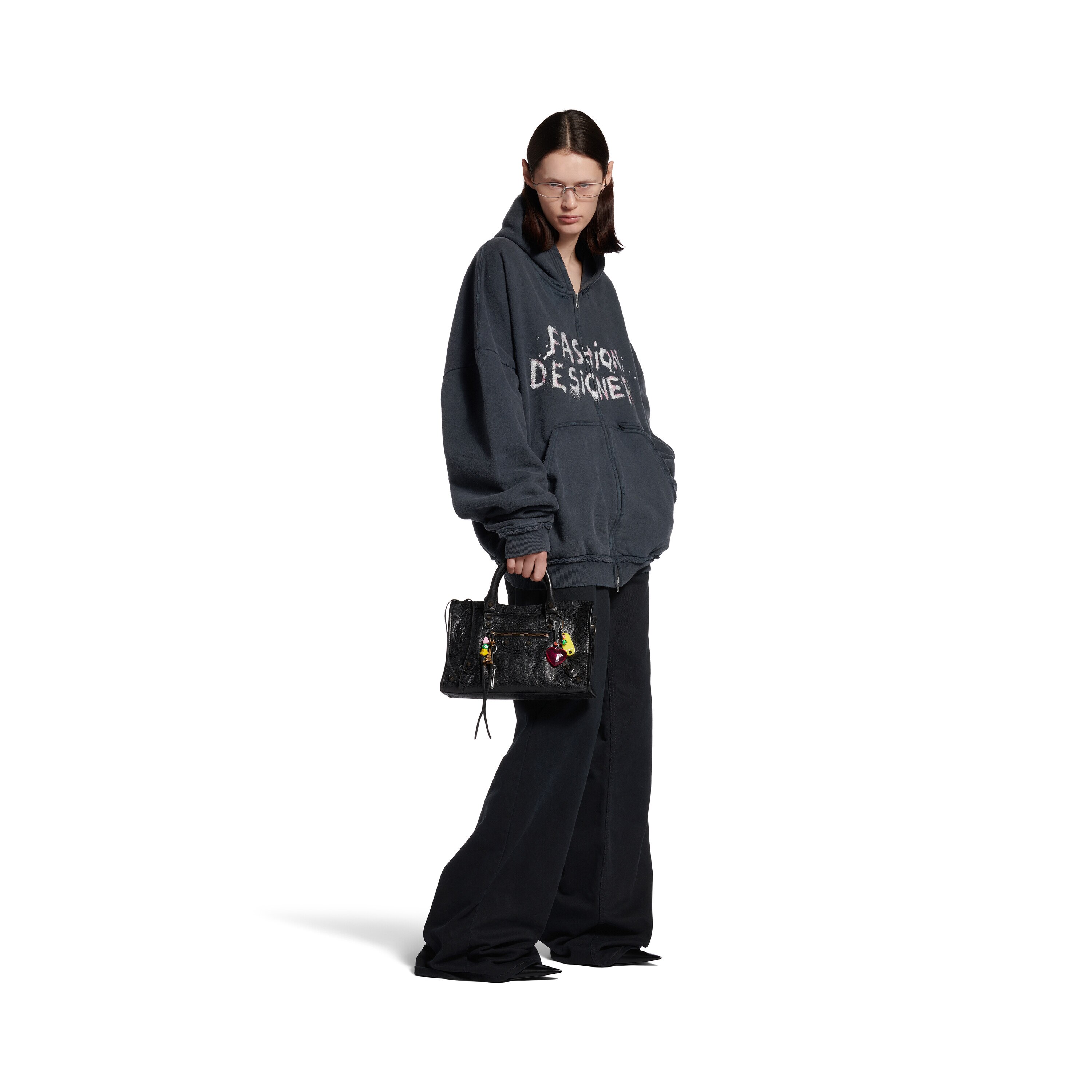 ホワイト の ウィメンズ Fashion Designer Pulled ジップアップ