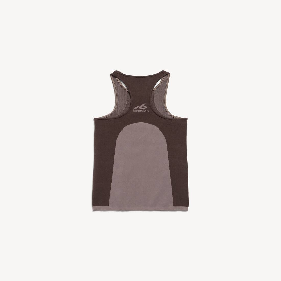 Women's Techwear Seamless Tank Top in Taupe/moka | Balenciaga Netherlands EN - Image 2