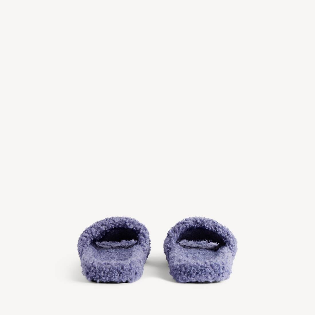 Women's Furry Open Mule in Hortensia/crystal/red | Balenciaga United States EN - Image 3