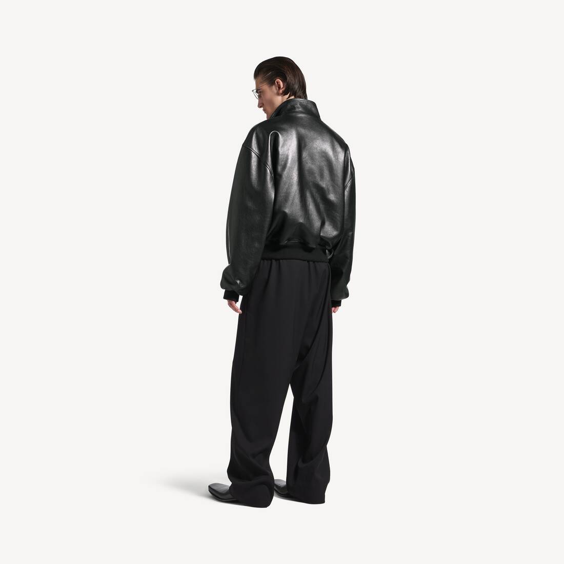 Blouson夹克 为 男士 在 黑 | Balenciaga 津巴布韦 ZH - Image 4