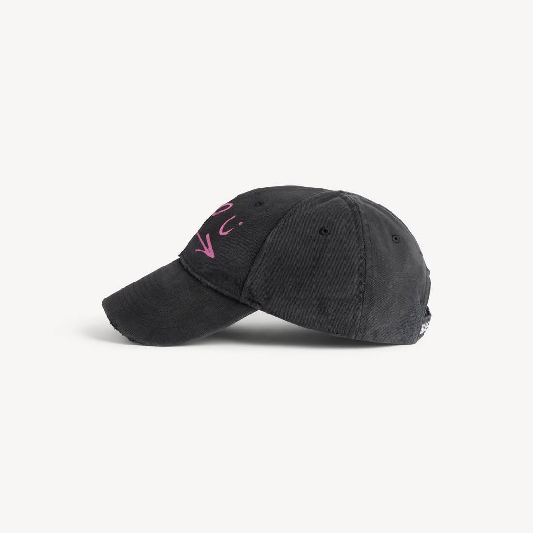 Men's I<3 U Cap in Black | Balenciaga United States EN - Image 6