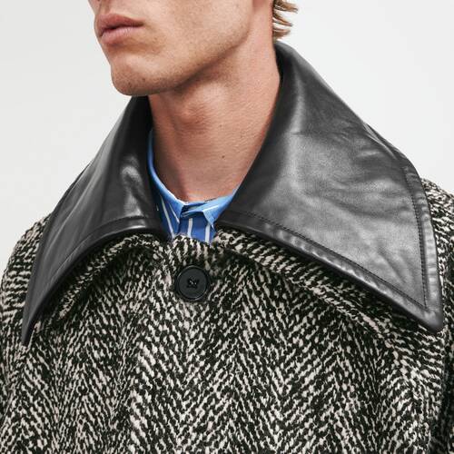 short large cocoon coat