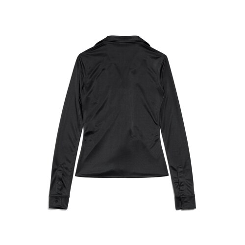 レースアップ シャツ