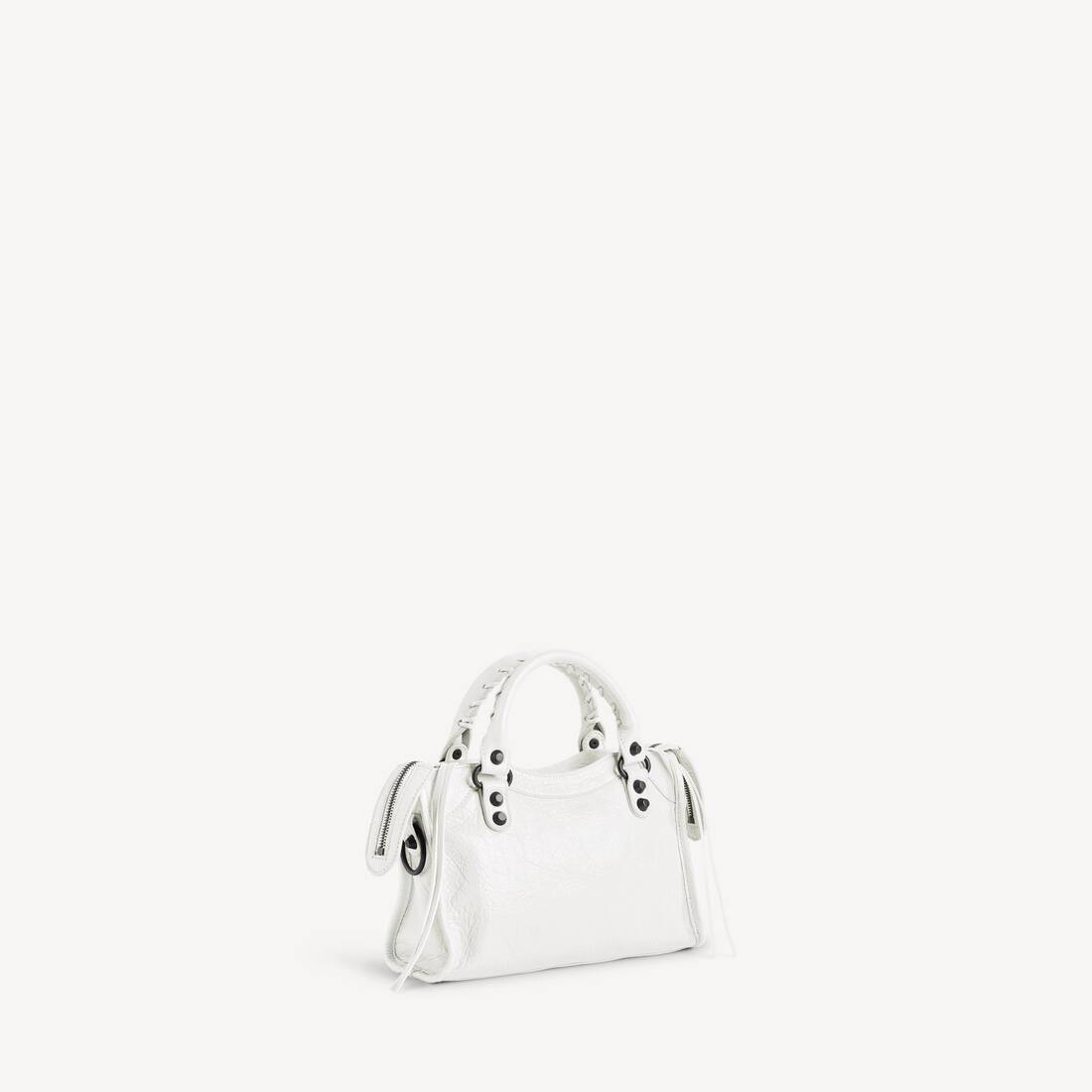 Women's Le City Bag Mini in Optic White | Balenciaga Saudi Arabia EN - Image 3