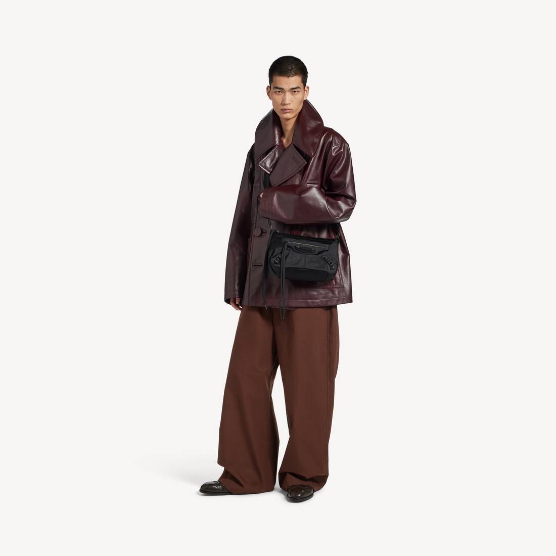 Men's Le City Moto Small in Black | Balenciaga United States EN - Image 7