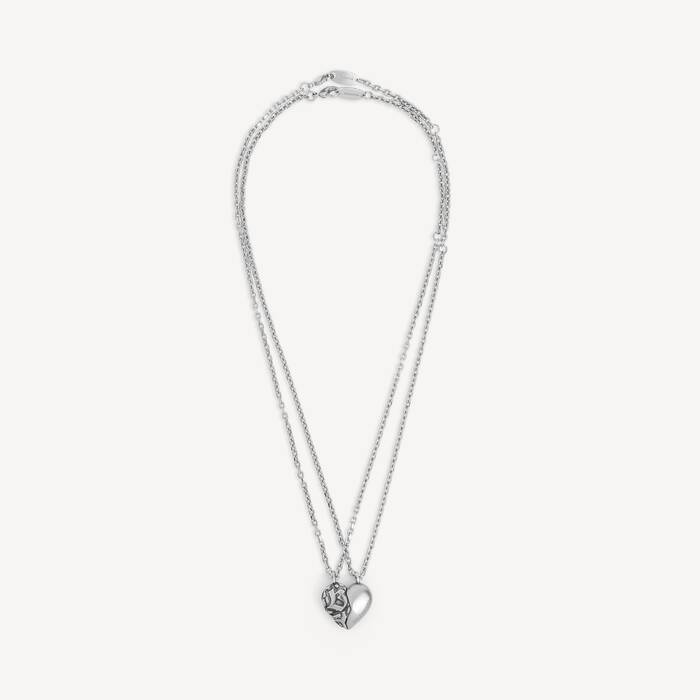 Women's Midnight Necklace in Silver - Women | Balenciaga Hong Kong SAR EN - Image 1