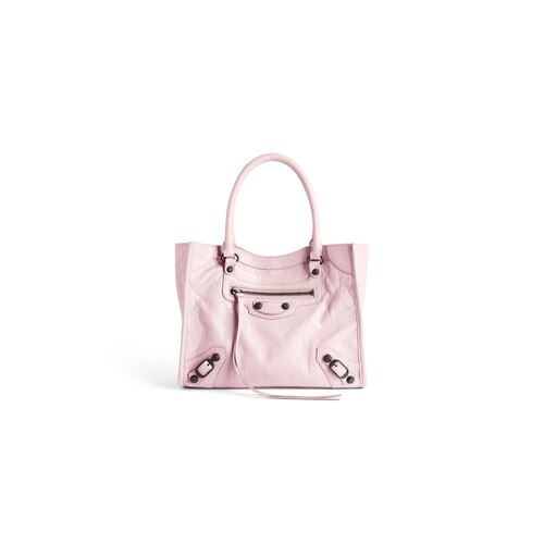 ♡BALENCIAGA ♡ピンク レザー トートバッグ ペタルピンク の ウィメンズ Le City トートバッグ ミニ