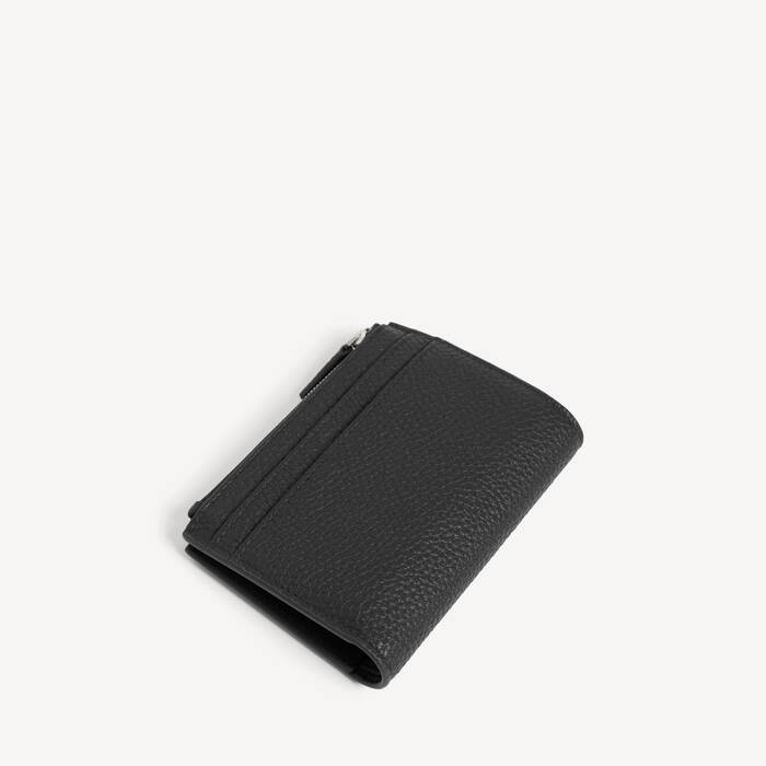 Tarjetero Vertical Plegado Credit para Hombre en Negro - Hombre | Balenciaga Espa&ntilde;a ES - Image 2