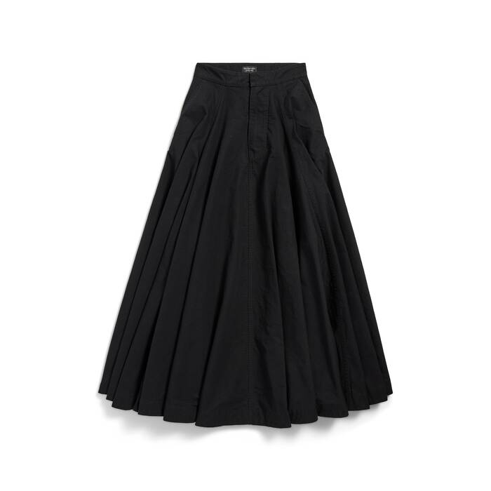 godet maxi skirt