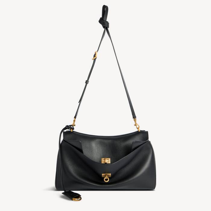 Women's Rodeo Shoulder Bag in Black - Women | Balenciaga Zimbabwe EN - Image 1