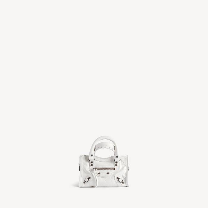 Sac Le City Nano pour Femme en Blanc - Femme | Balenciaga Monaco FR - Image 1