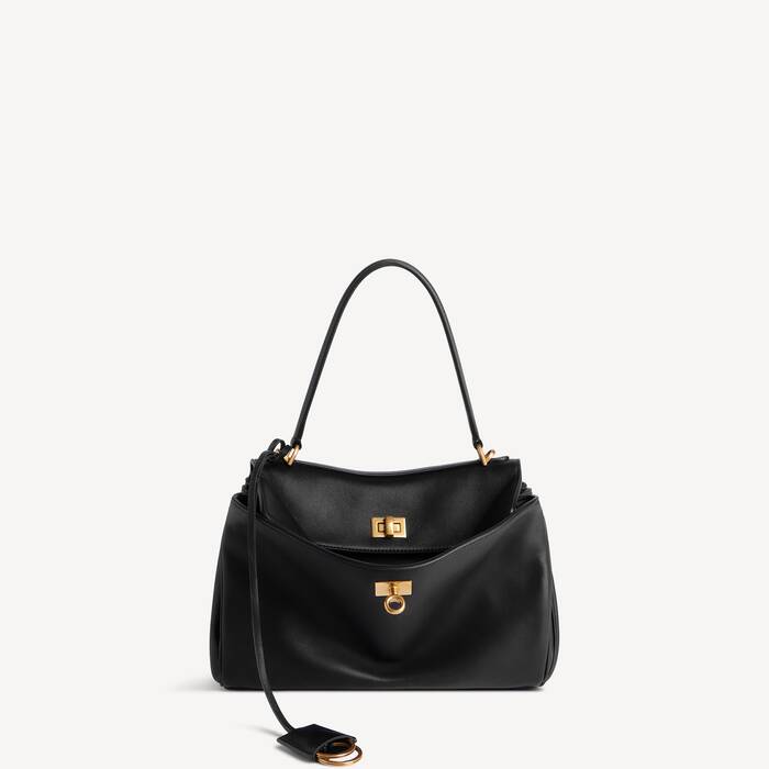 Rodeo Handtasche Klein f&uuml;r Damen in Schwarz - Damen | Balenciaga Deutschland DE - Image 1