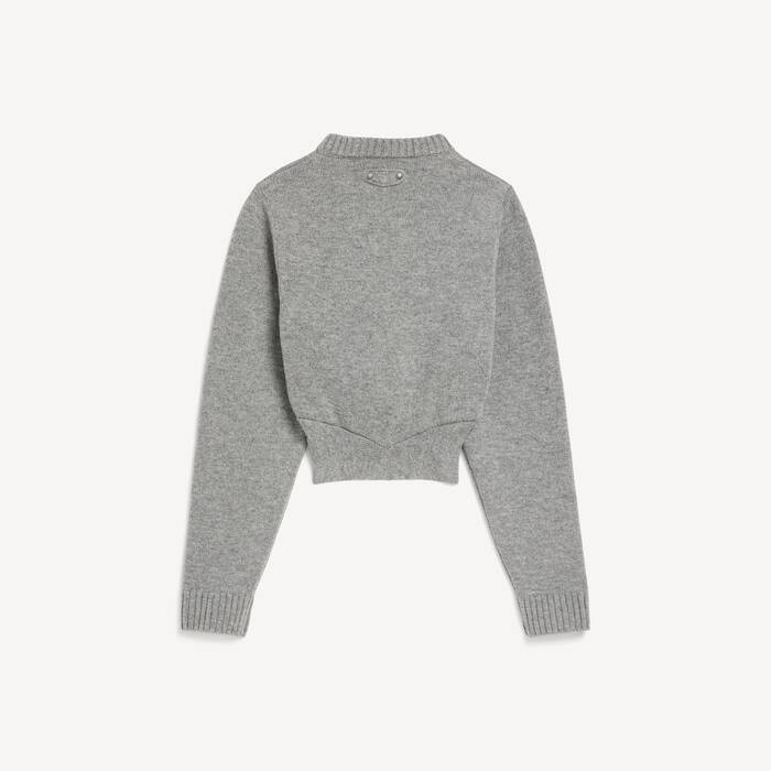 グレー の ウィメンズ クルーネックセーター - ウィメンズ | Balenciaga 日本 JA - Image 2