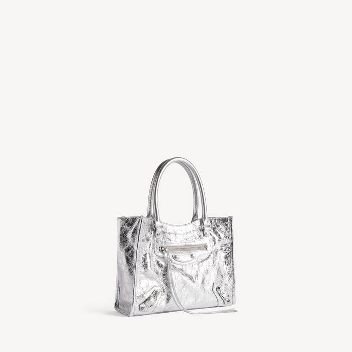 Women's Le City Tote Bag Mini in Silver - Women | Balenciaga United Kingdom EN - Image 2
