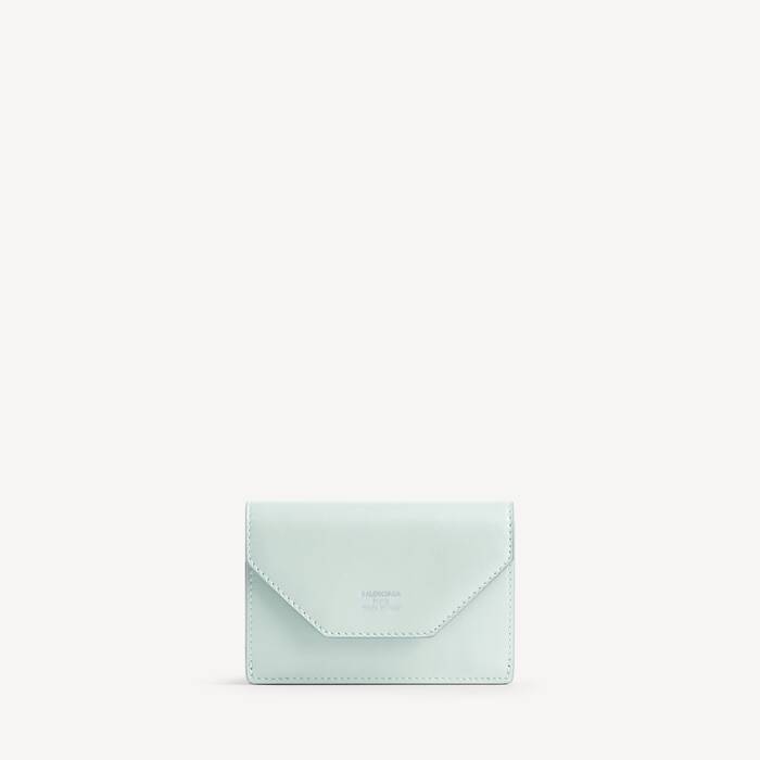 Women's Envelope Mini Wallet in Almond Green - Women | Balenciaga Japan EN - Image 1