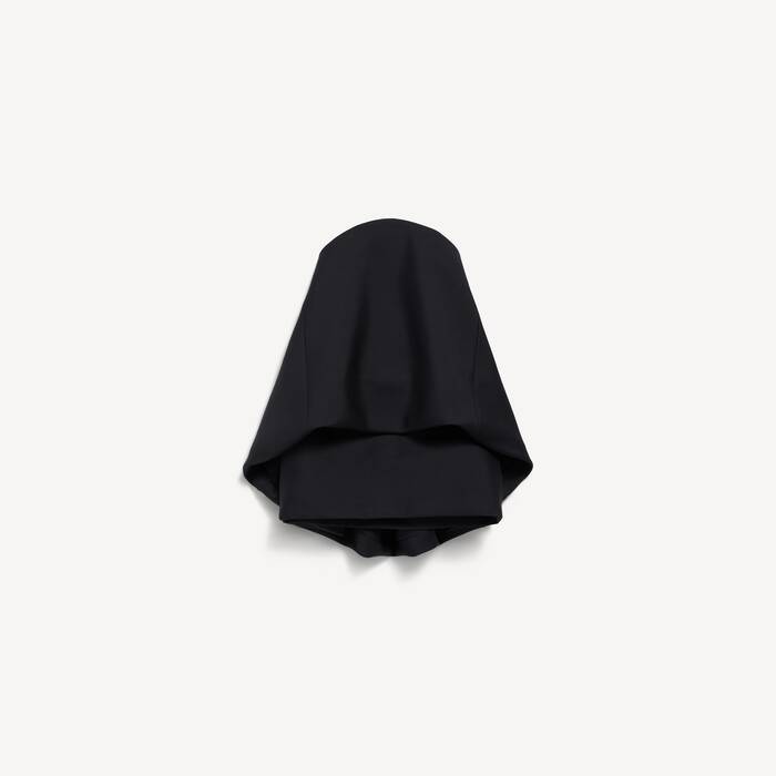 Femme's Mini-robe Ballon in Noir - Femme | Balenciaga France FR - Image 2