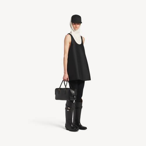 scooped mini dress