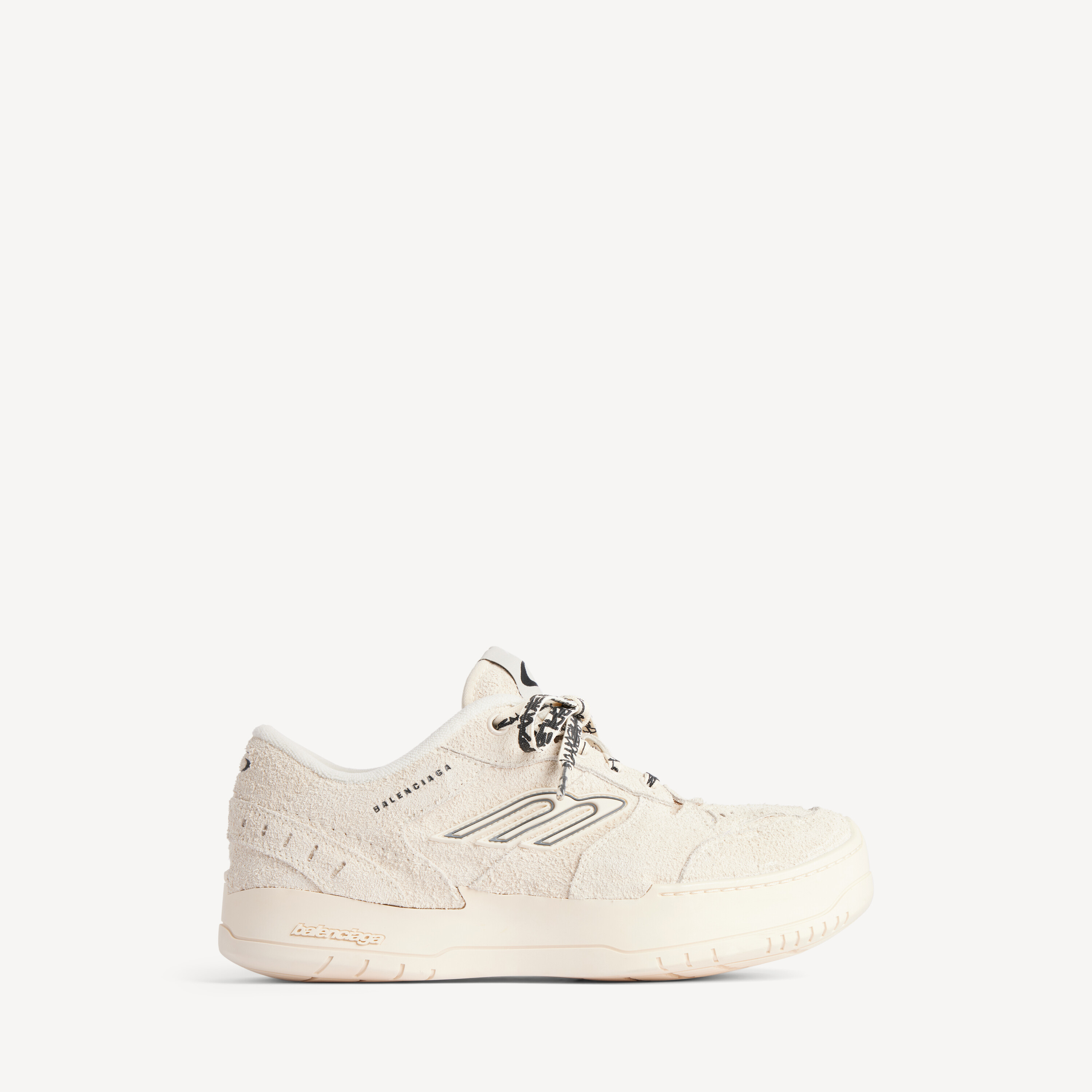 Balenciaga hamptons suede platform sneaker