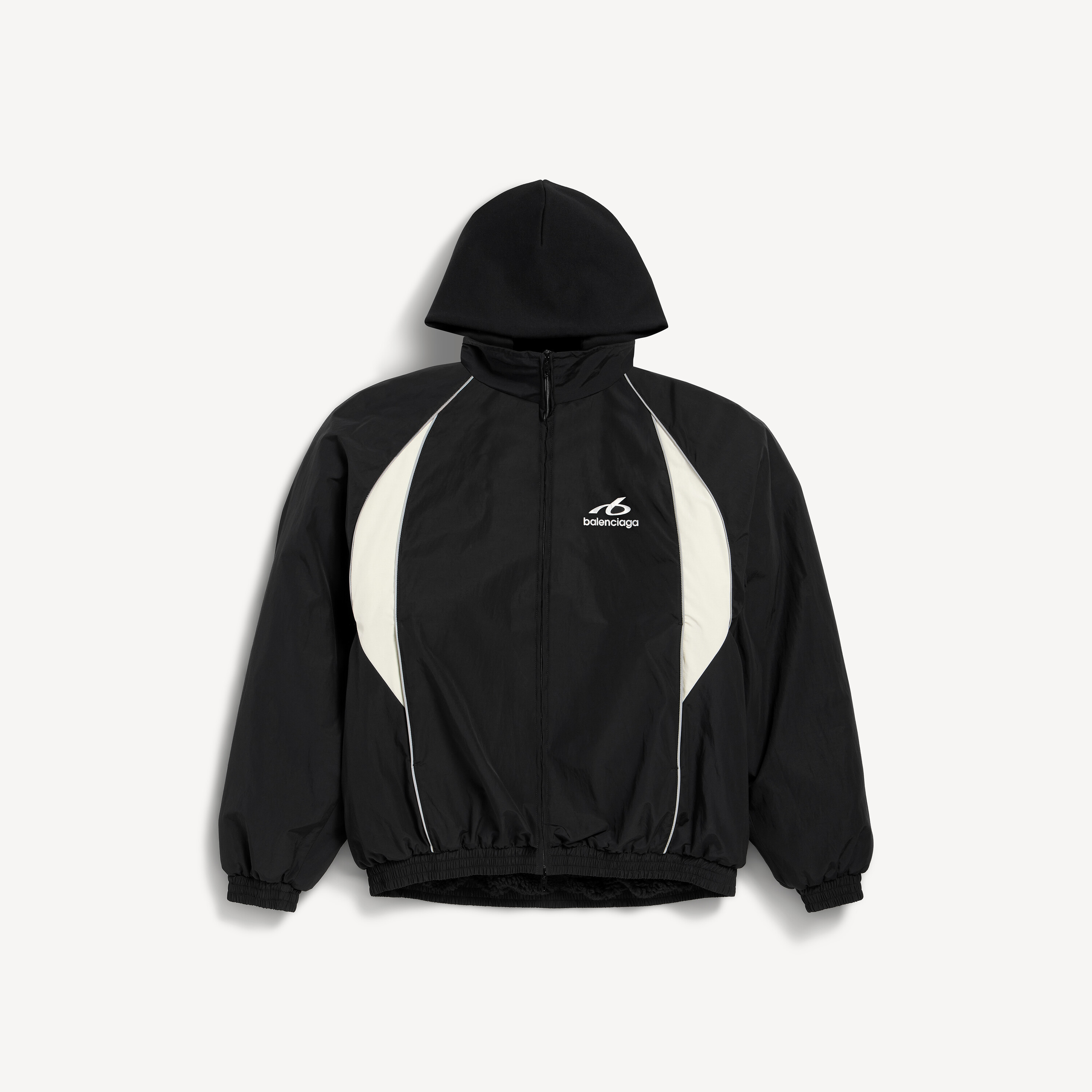 Bodies hybrid zip-up outerwear hoodie