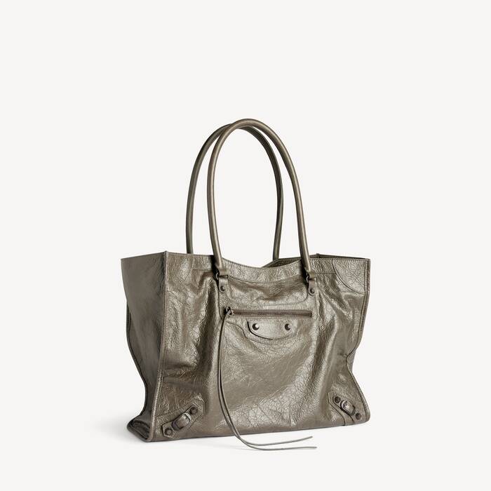 Women's Le City Tote Bag Medium in Army Green - Women | Balenciaga Norway EN - Image 2