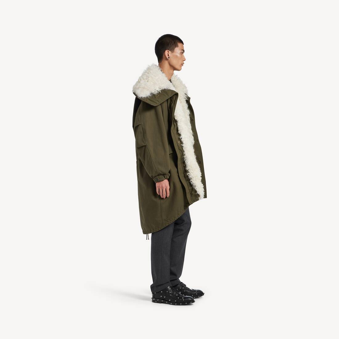 ダークグレー の メンズ テーラーリングパンツ | Balenciaga 日本 JA - Image 3