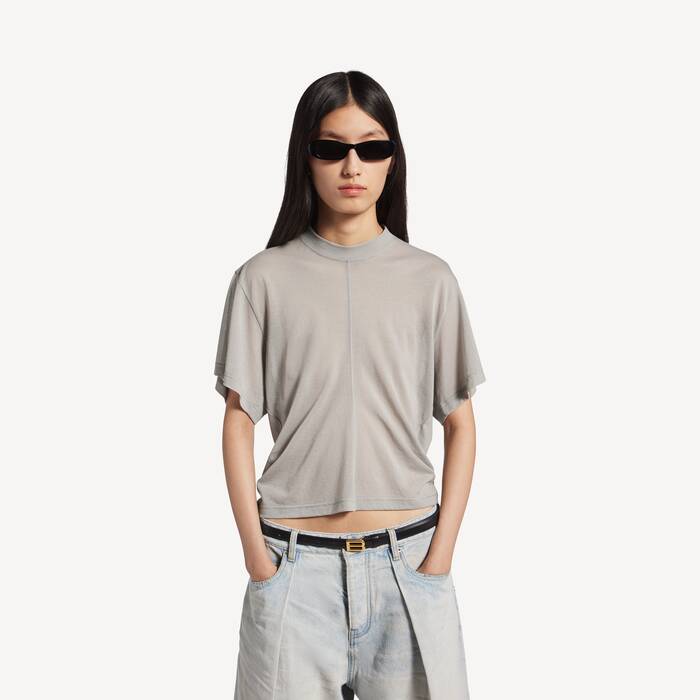 Top f&uuml;r Damen in Grau - Damen | Balenciaga Deutschland DE - Image 1