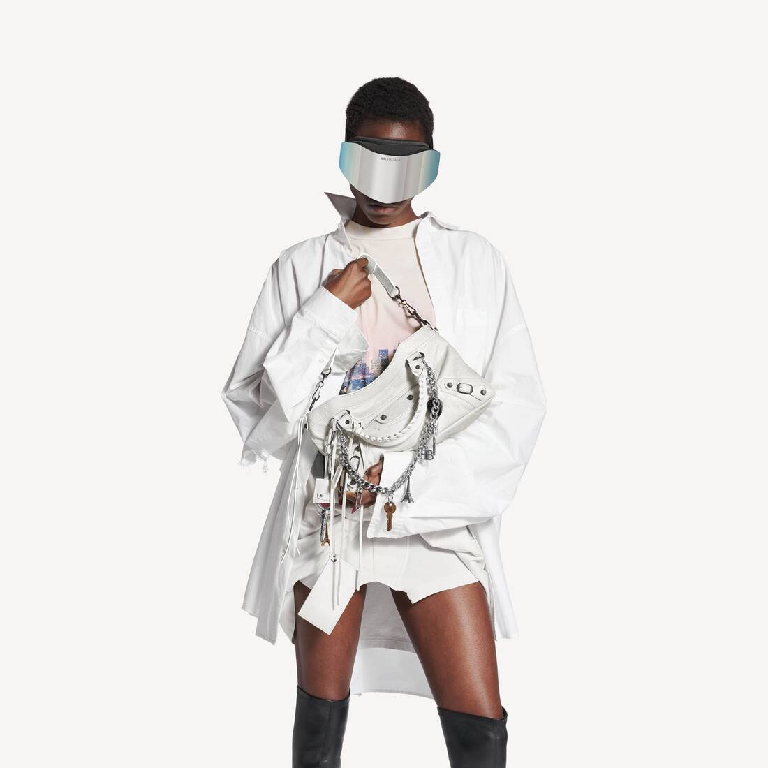 Women's Le City First Bag in White | Balenciaga Netherlands EN - Image 7