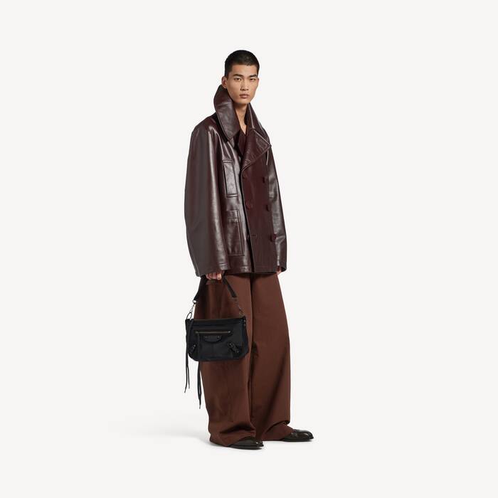 Men's Le City Moto Small in Black - Men | Balenciaga United States EN - Image 3