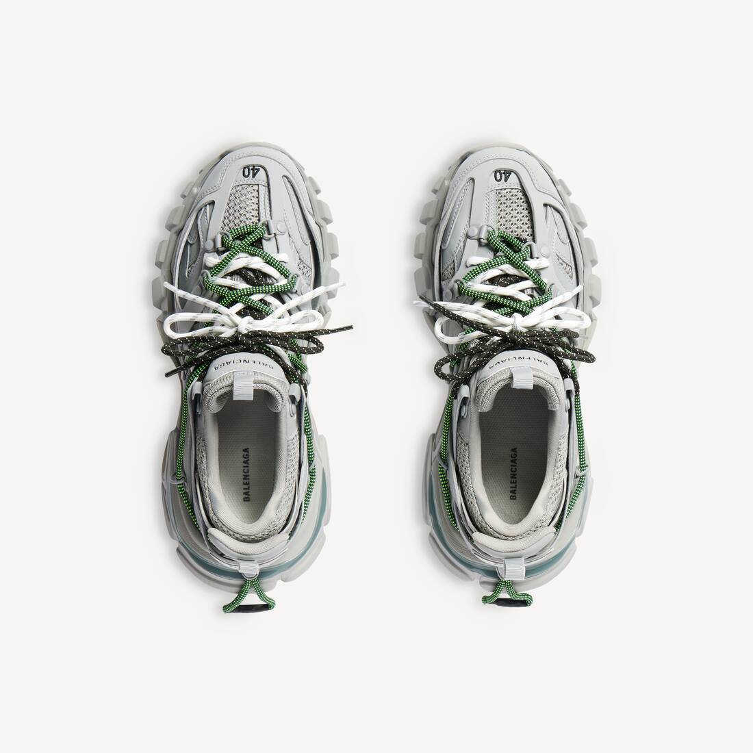 グレー/イエロー/ホワイト/ネイビー の メンズ Track Trail Laces スニーカー | Balenciaga 日本 JA - Image 4