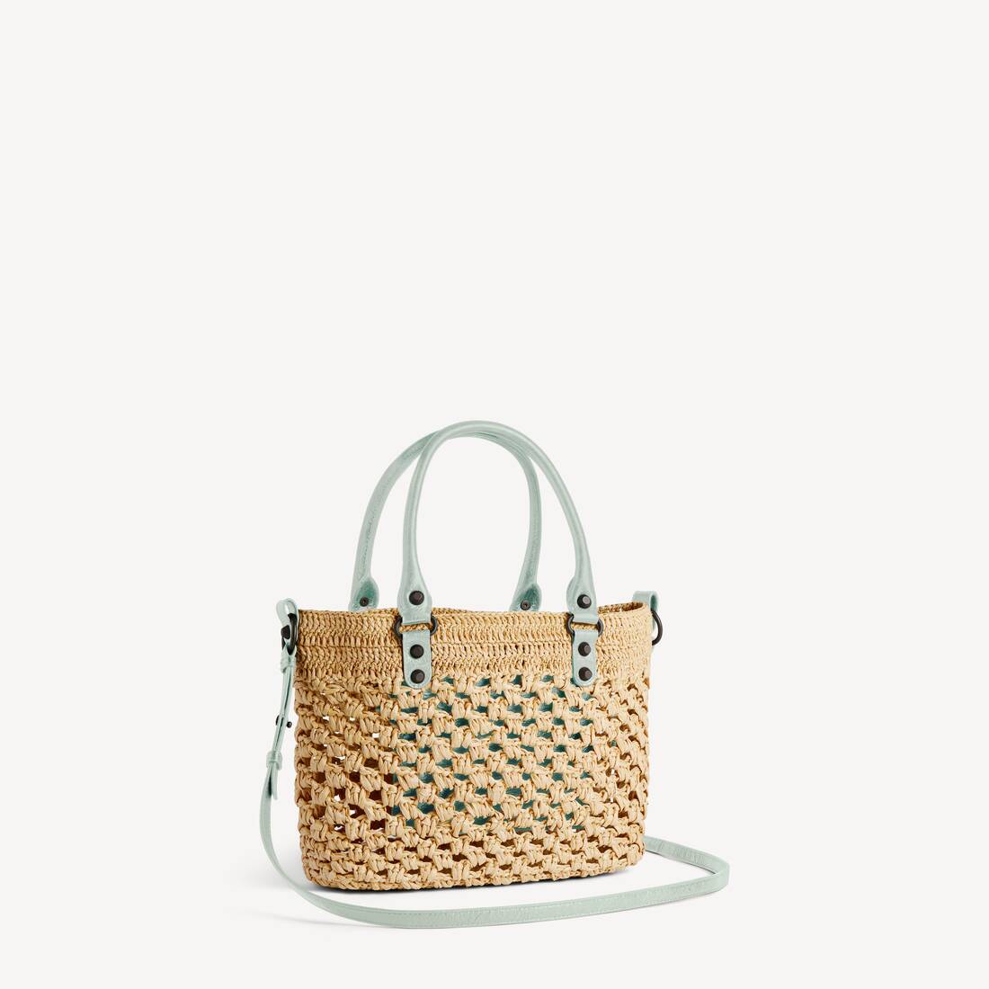 Women's Le City Basket Small in Beige/mineral Green | Balenciaga Japan EN - Image 3