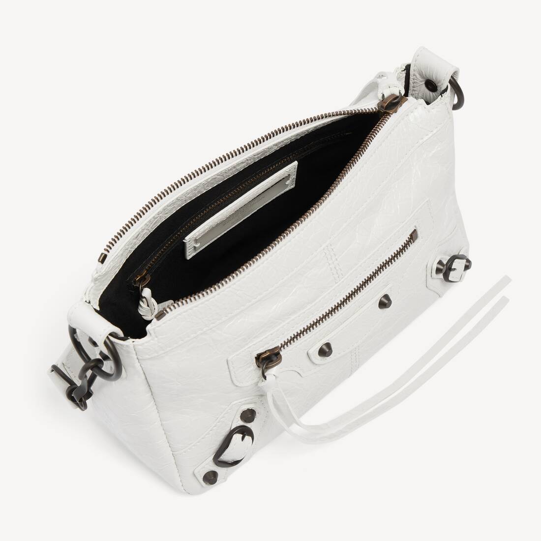Women's Le City Moto Mini in Optic White | Balenciaga Belgium EN - Image 5