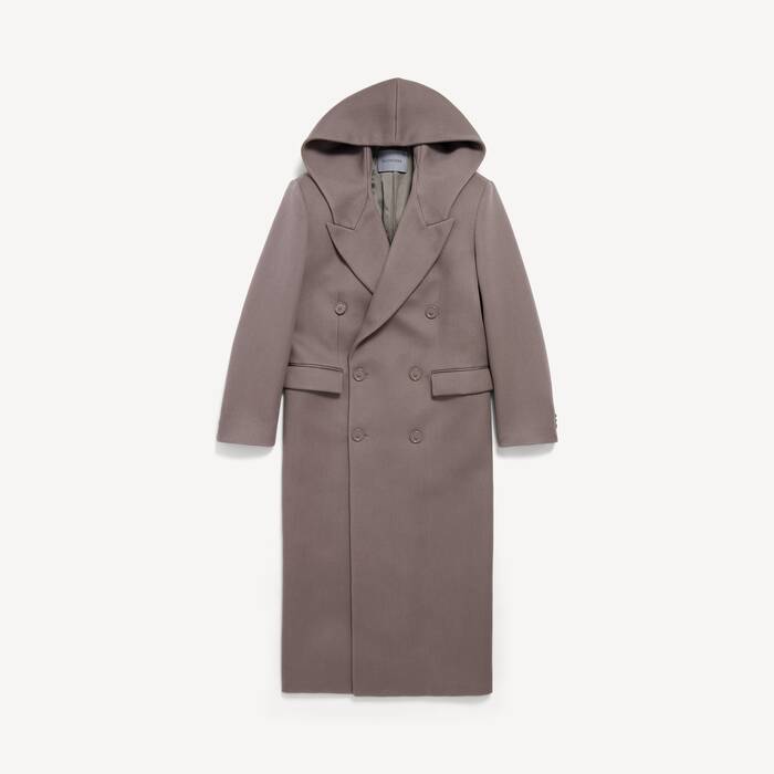 スモーク の メンズ フード付きテーラードコート  - メンズ | Balenciaga 日本 JA - Image 2