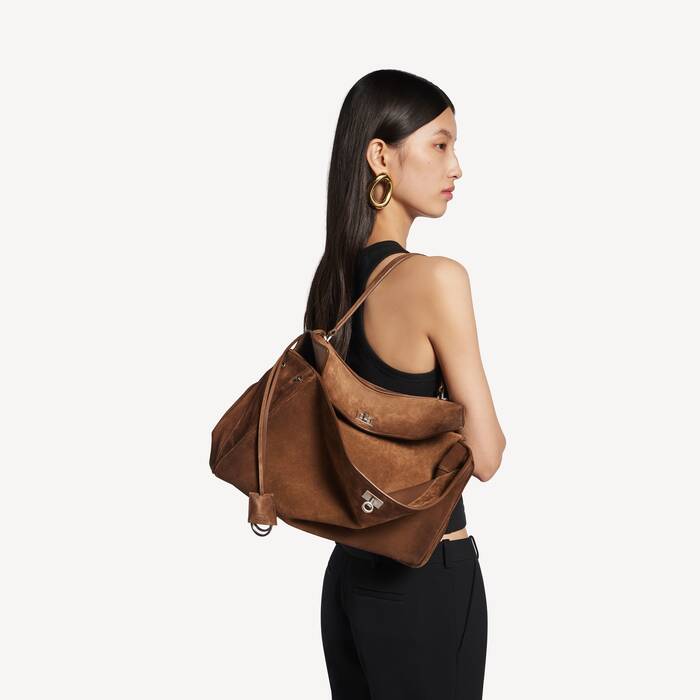 Women's Rodeo Handbag Medium in Camel - Women | Balenciaga United States EN - Image 2