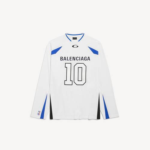 balenciaga | nba collaboration t-shirt a maniche lunghe oversize