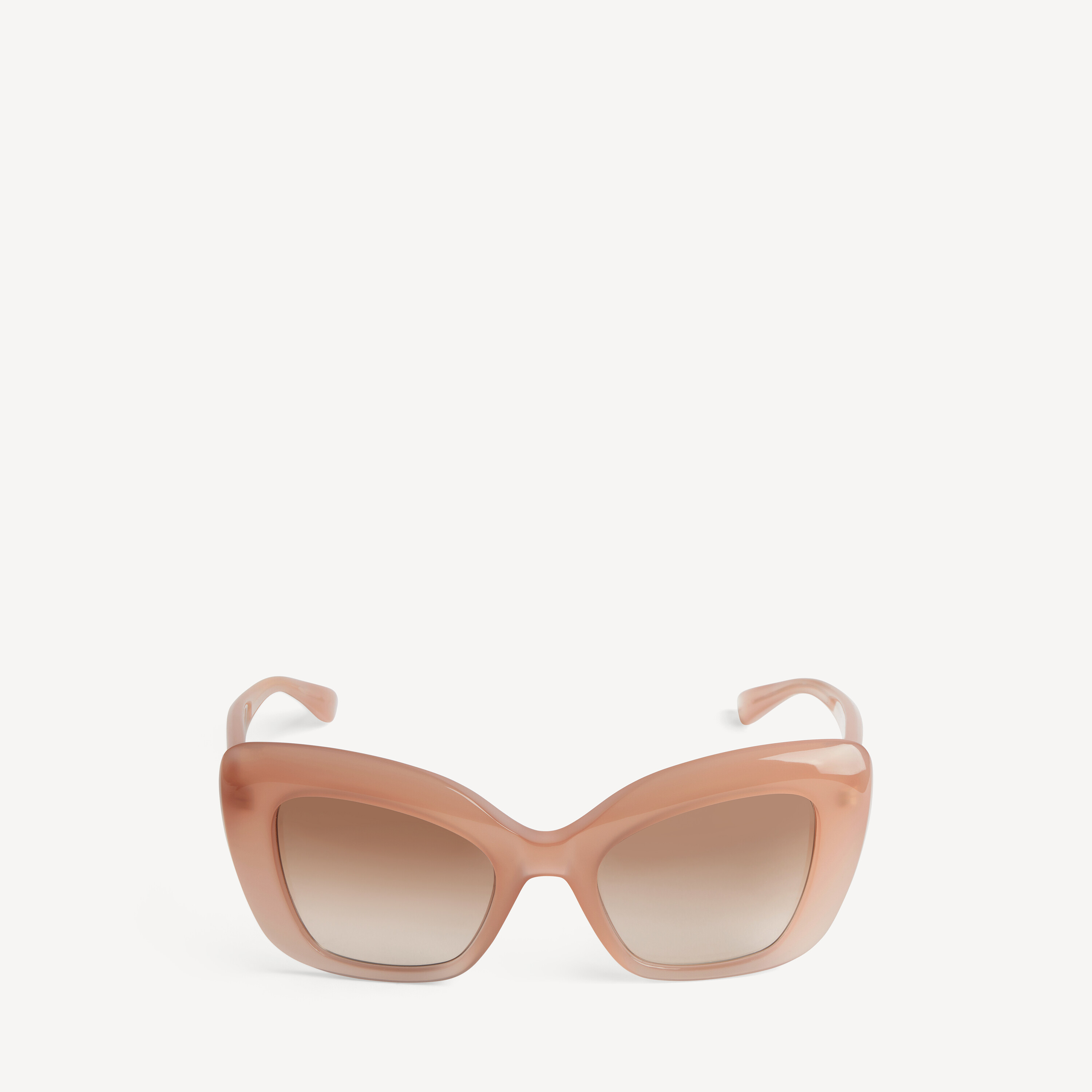 Women's Diva Butterfly Sunglasses in Milky Nude